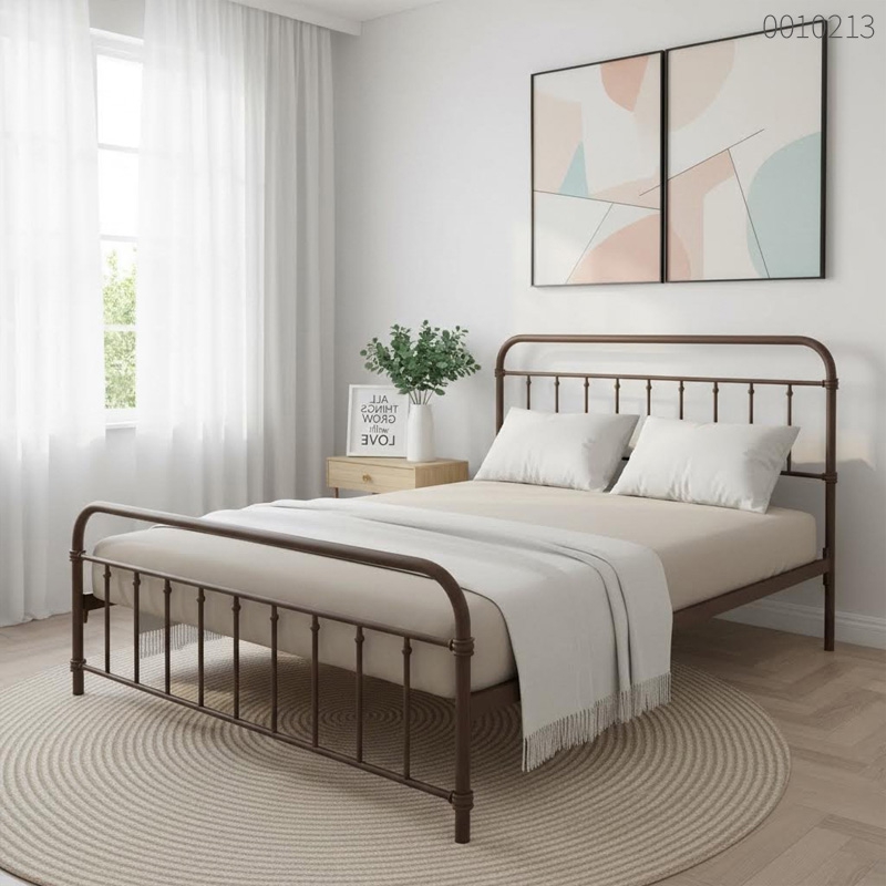 Giường sắt tròn Luxi