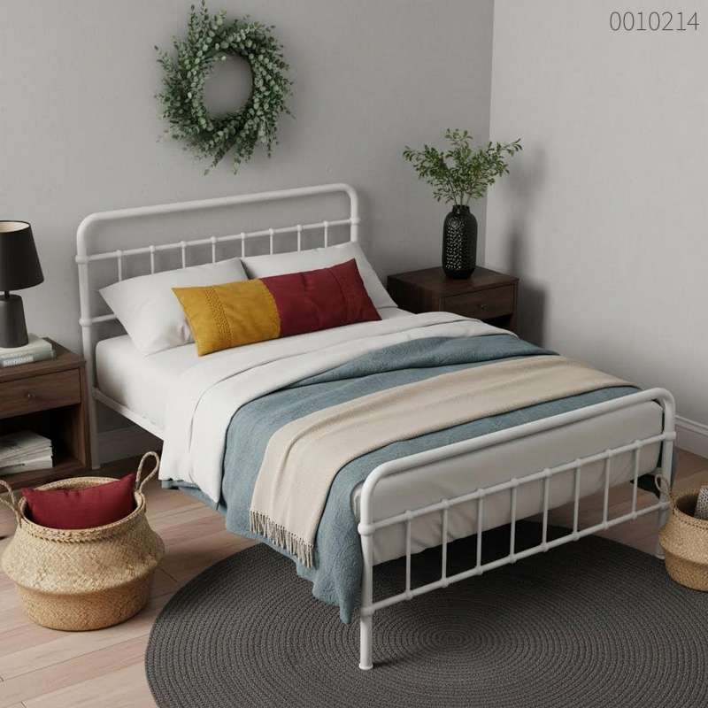 Giường sắt tròn Vina