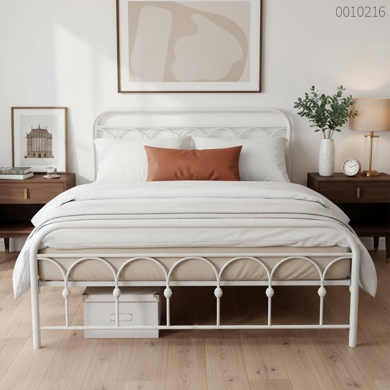 Giường sắt tròn Davin