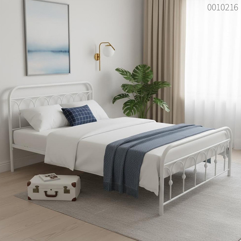 Giường sắt tròn Davin