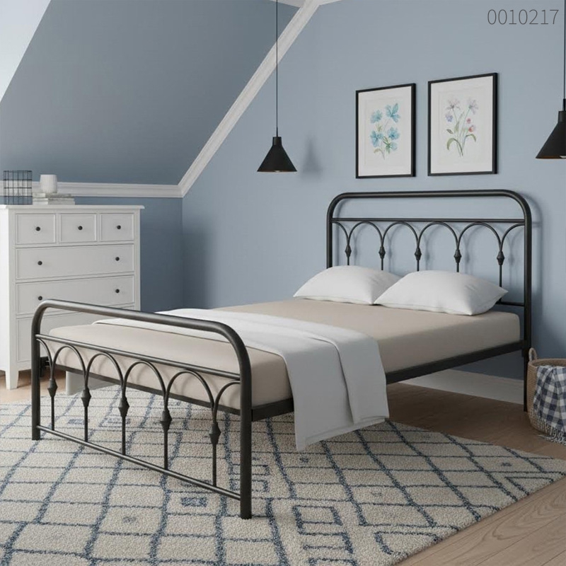 Giường sắt tròn Katana