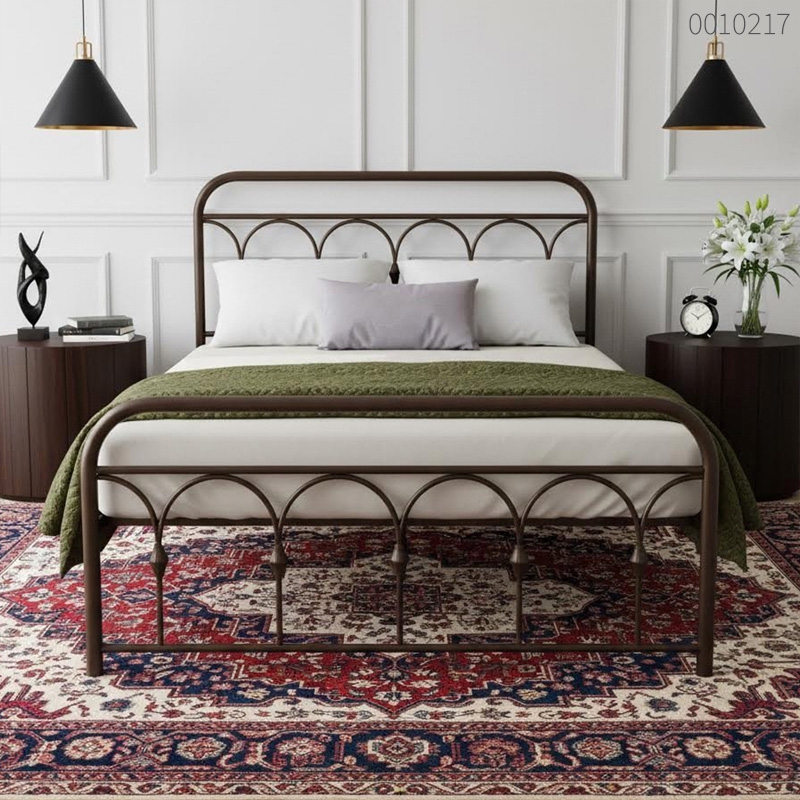 Giường sắt tròn Katana