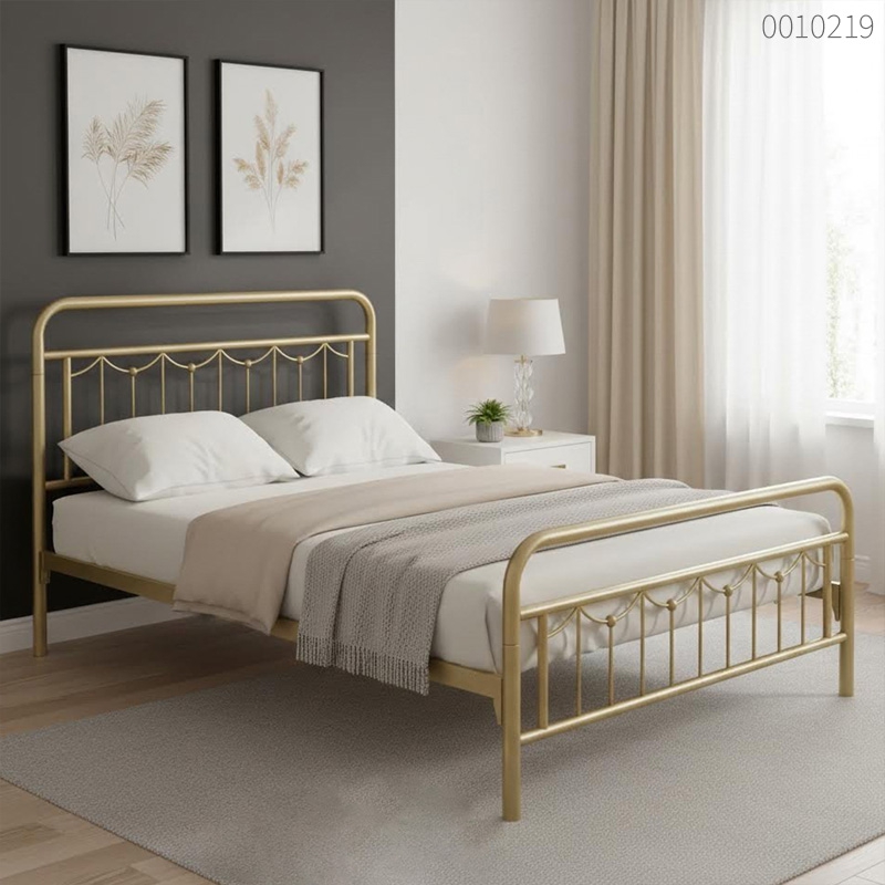 Giường sắt tròn Jangin