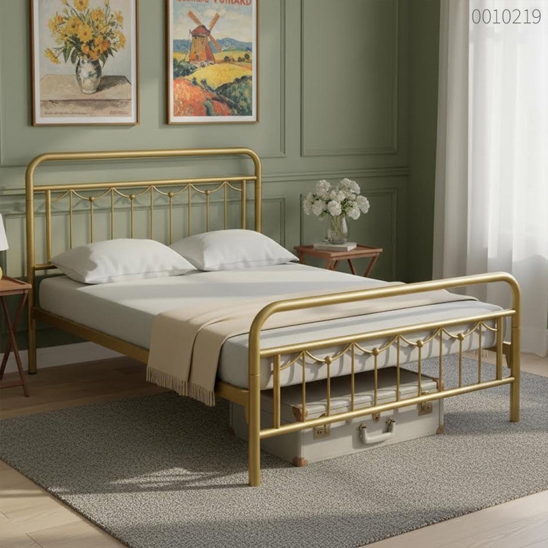 Giường sắt tròn Jangin