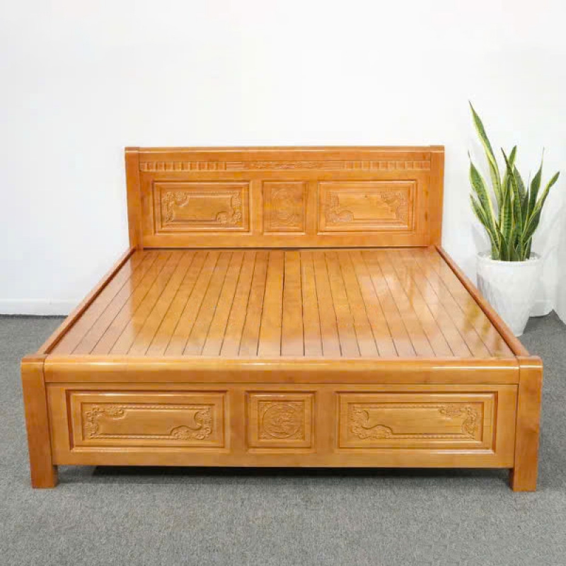 Giường ngủ gỗ sồi Uban