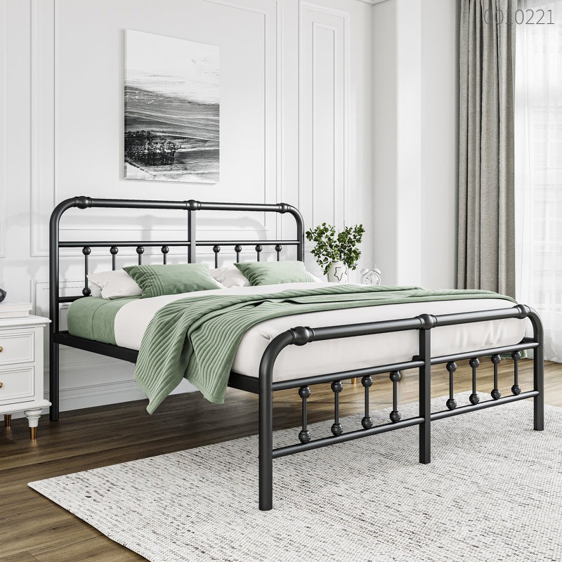 Giường sắt tròn Tango