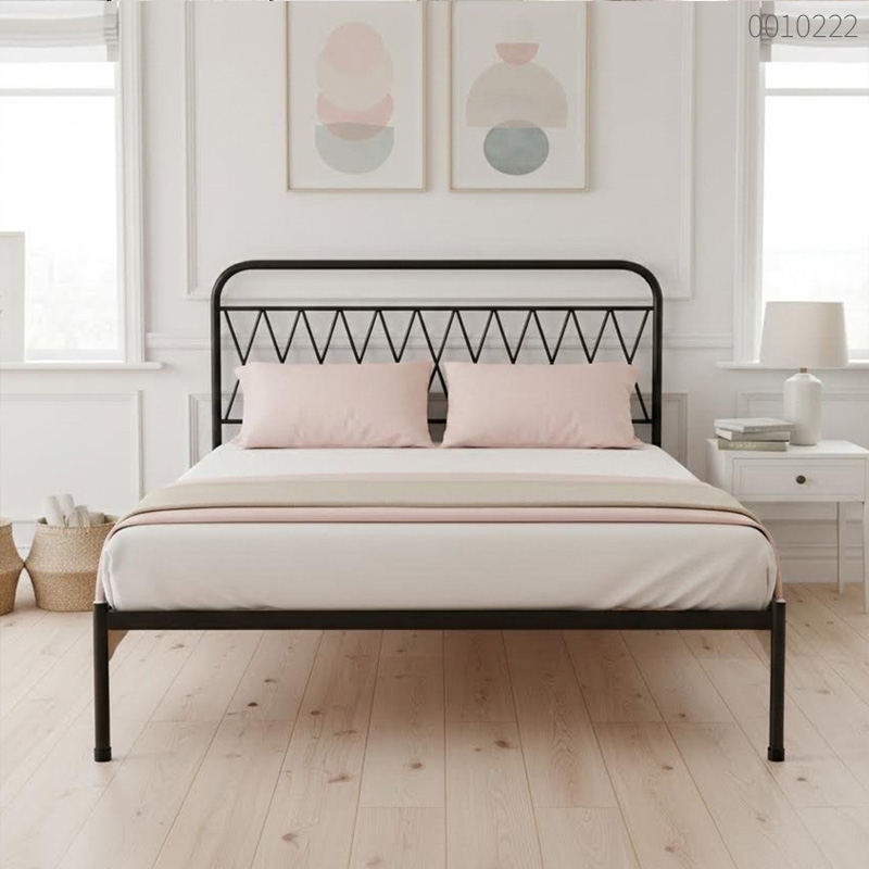 Giường sắt tròn Kina