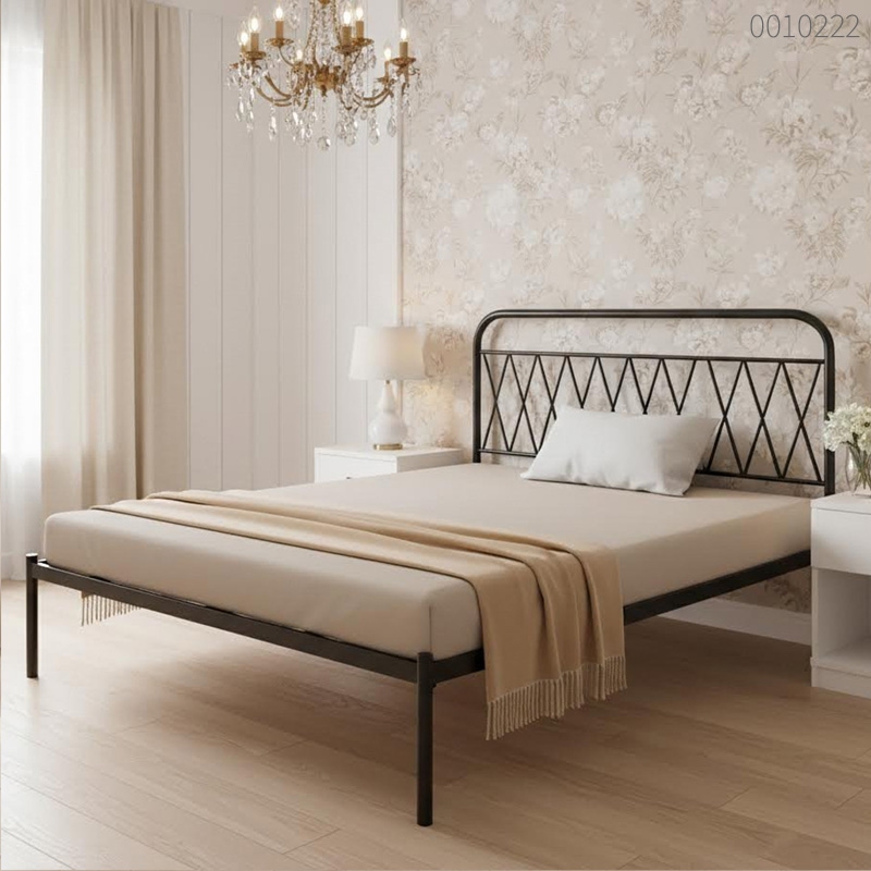 Giường sắt tròn Kina