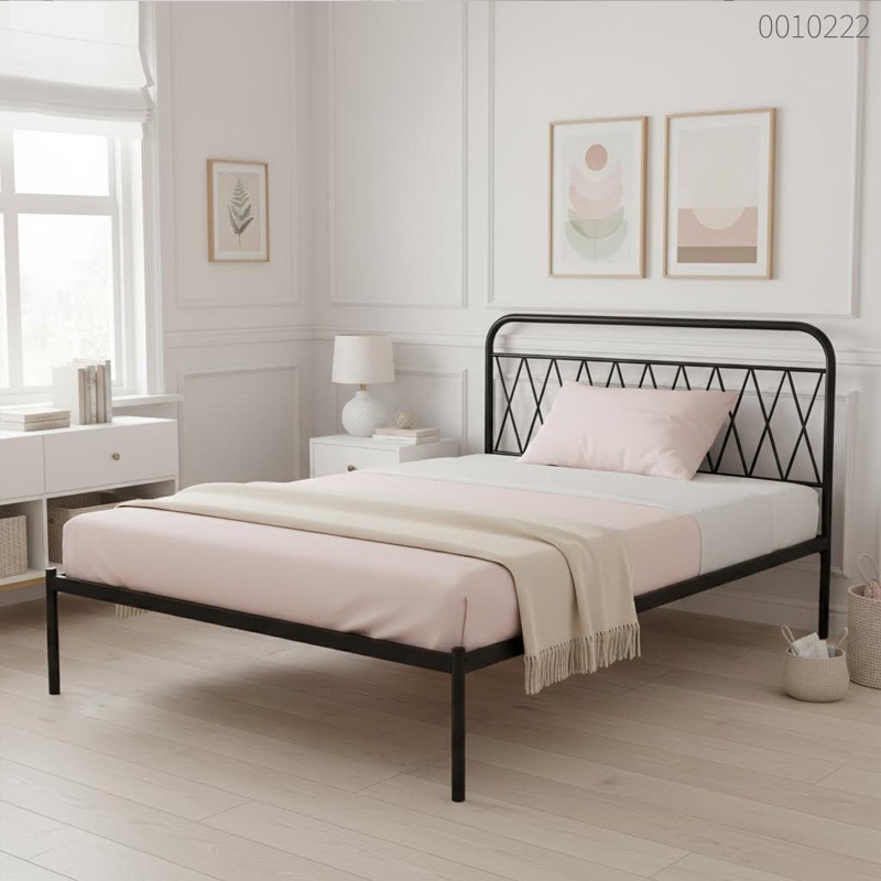 Giường sắt tròn Kina