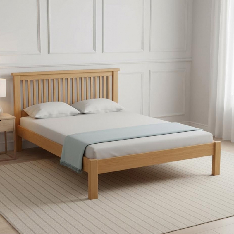 Giường ngủ gỗ sồi Tinang