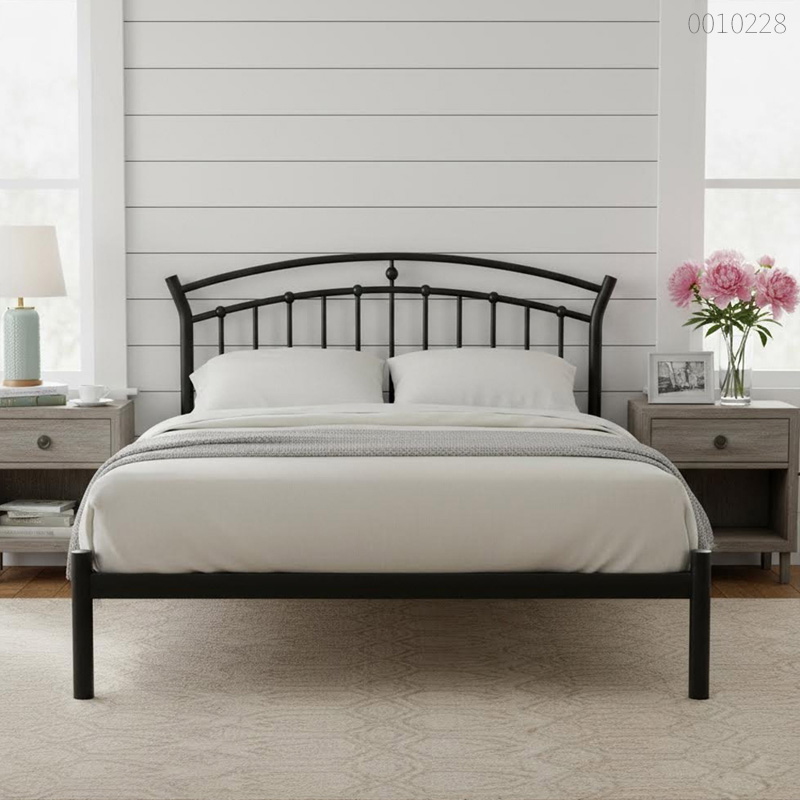 Giường sắt tròn Melo