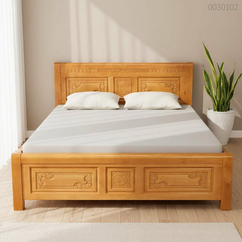 Giường ngủ gỗ sồi Uban