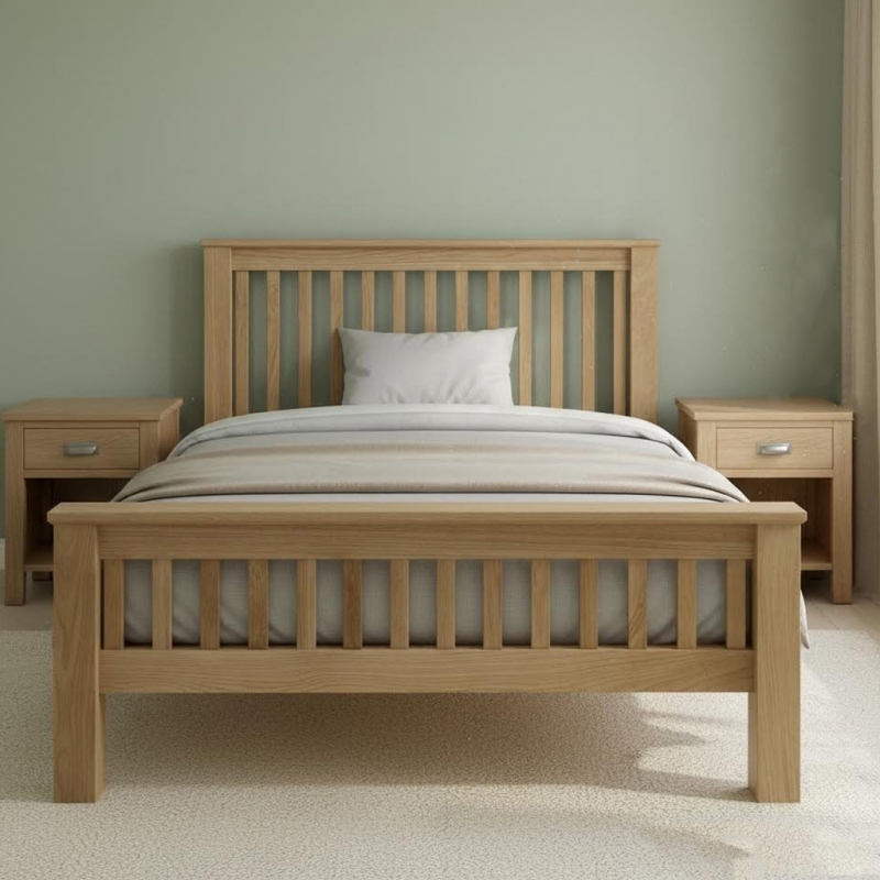 Giường ngủ gỗ sồi Sala