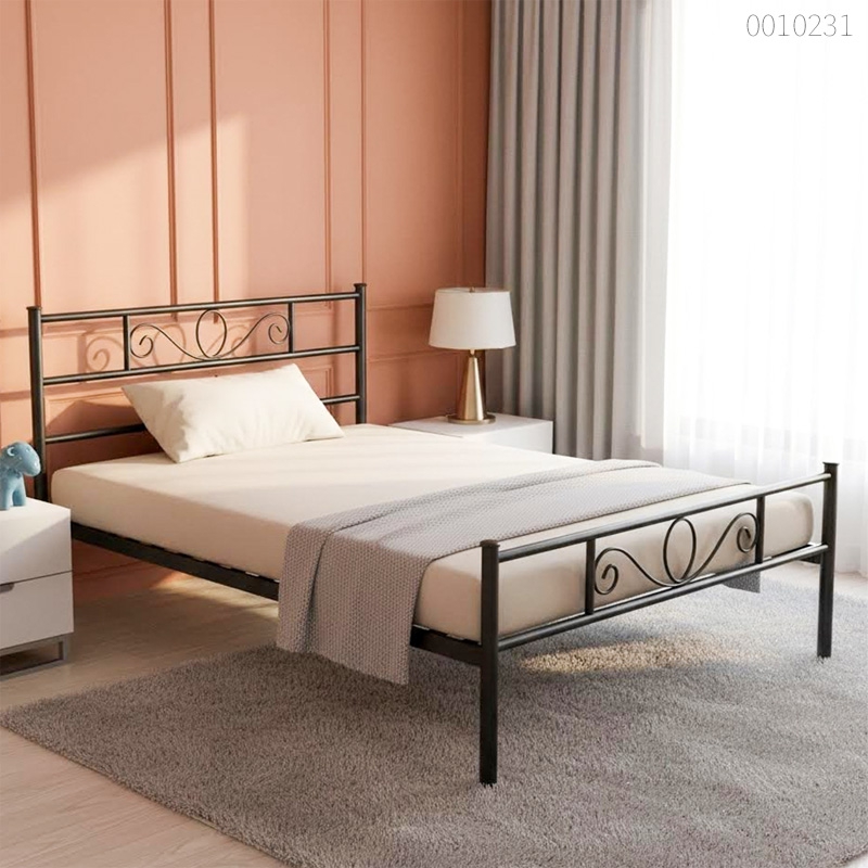 Giường sắt tròn Yuriko