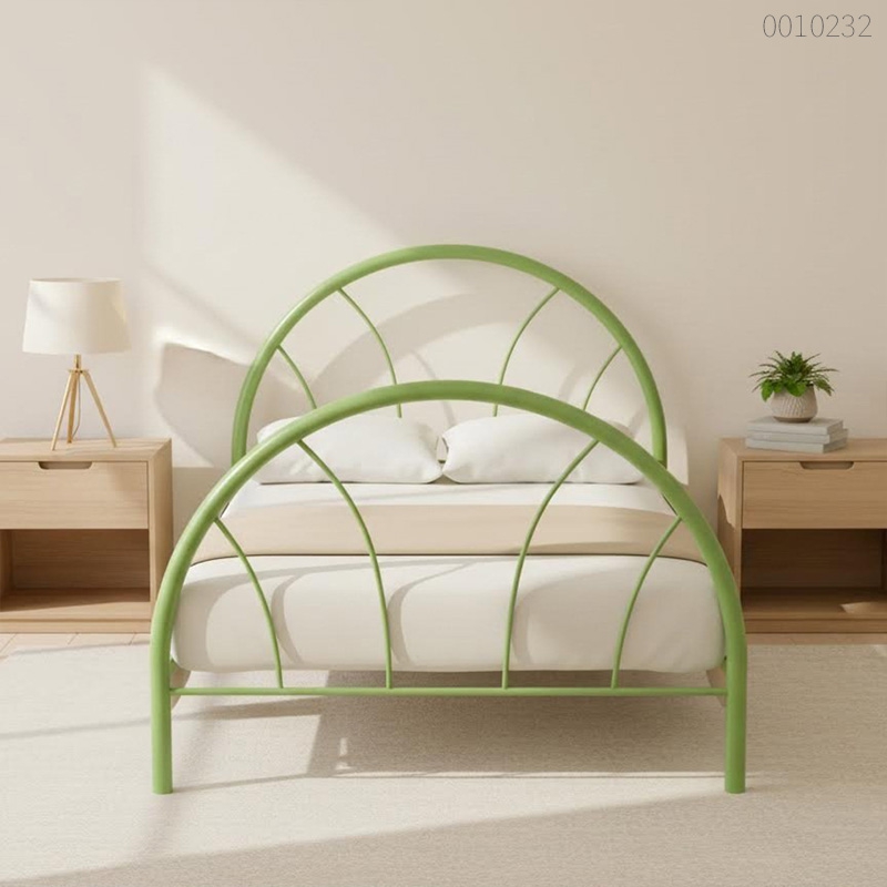 Giường sắt tròn Nusen