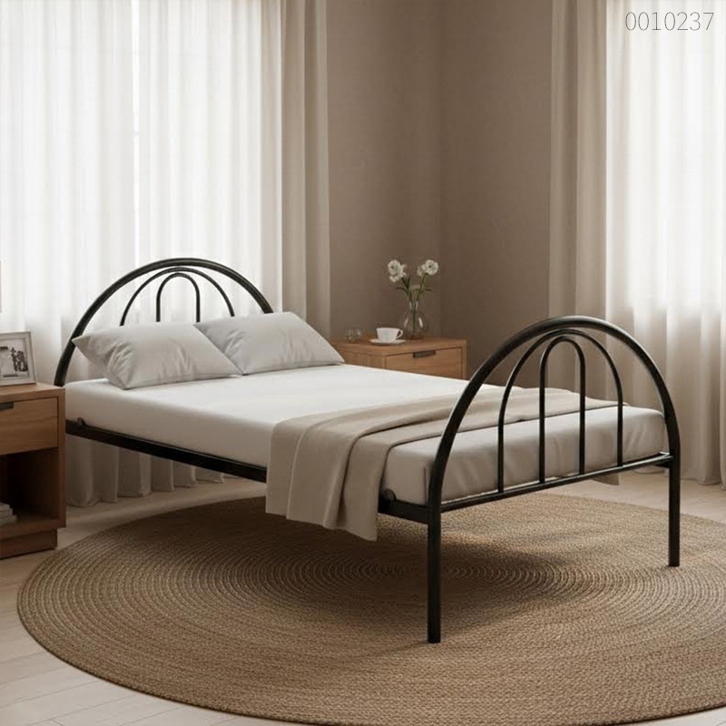 Giường sắt tròn Deli