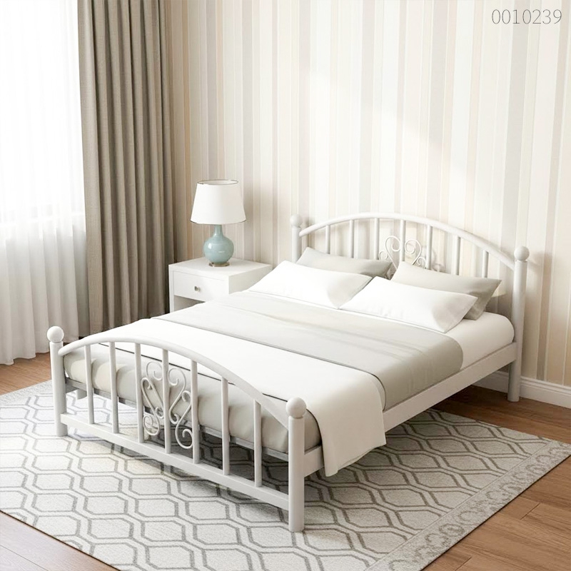 Giường sắt tròn Camilla