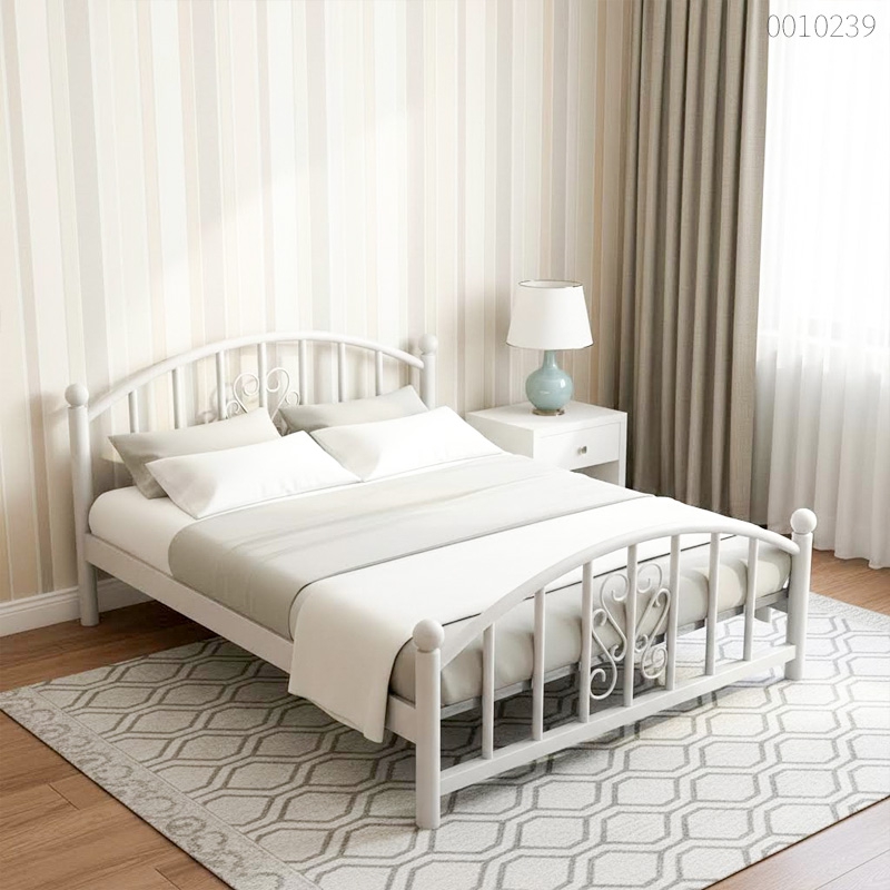 Giường sắt tròn Camilla