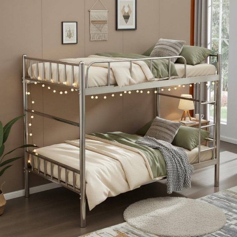 Giường inox 2 tầng Mazda