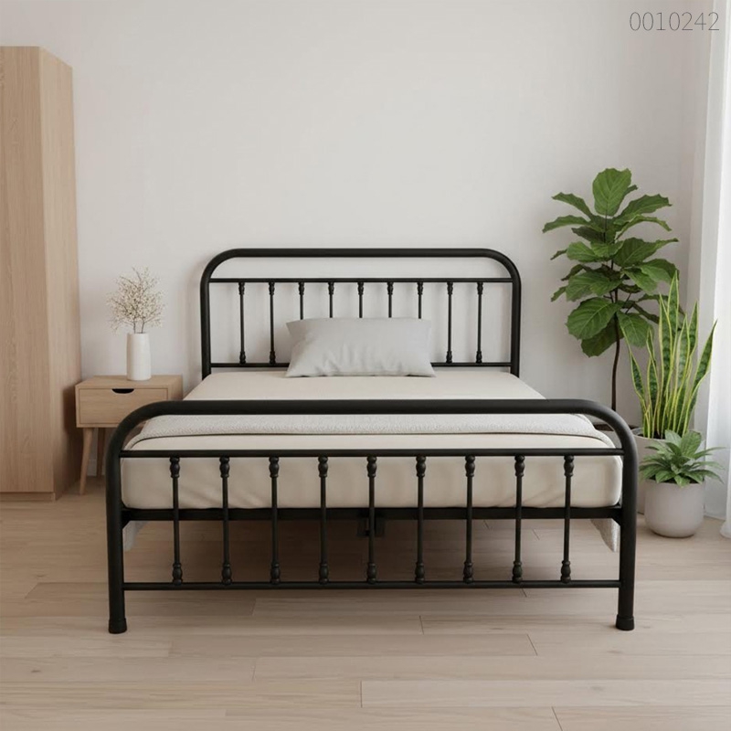 Giường sắt tròn Halen