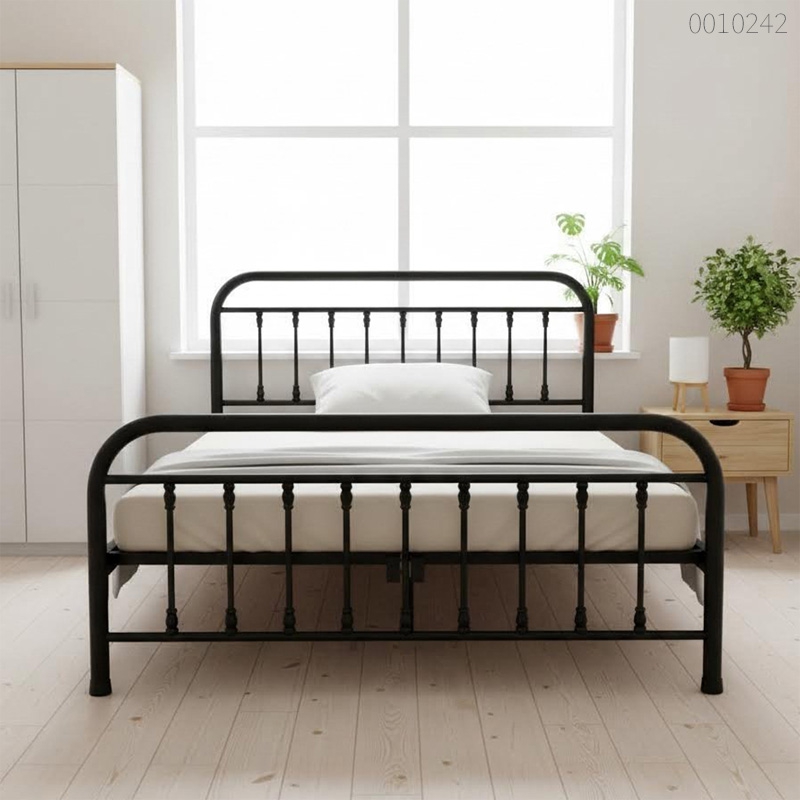 Giường sắt tròn Halen