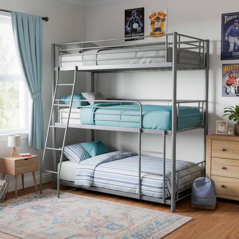 Giường inox 3 tầng Alice