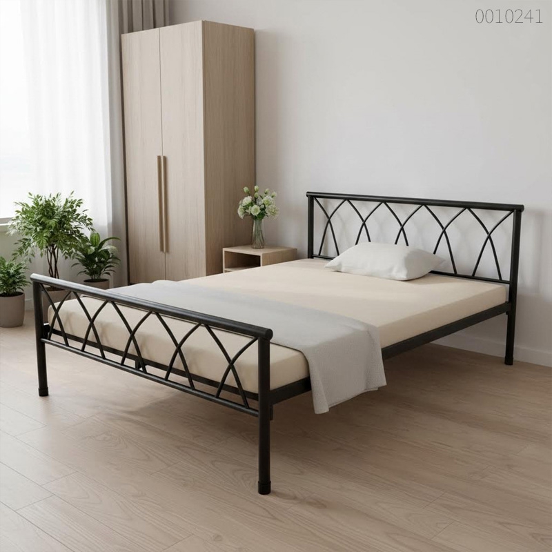 Giường sắt tròn Ruby