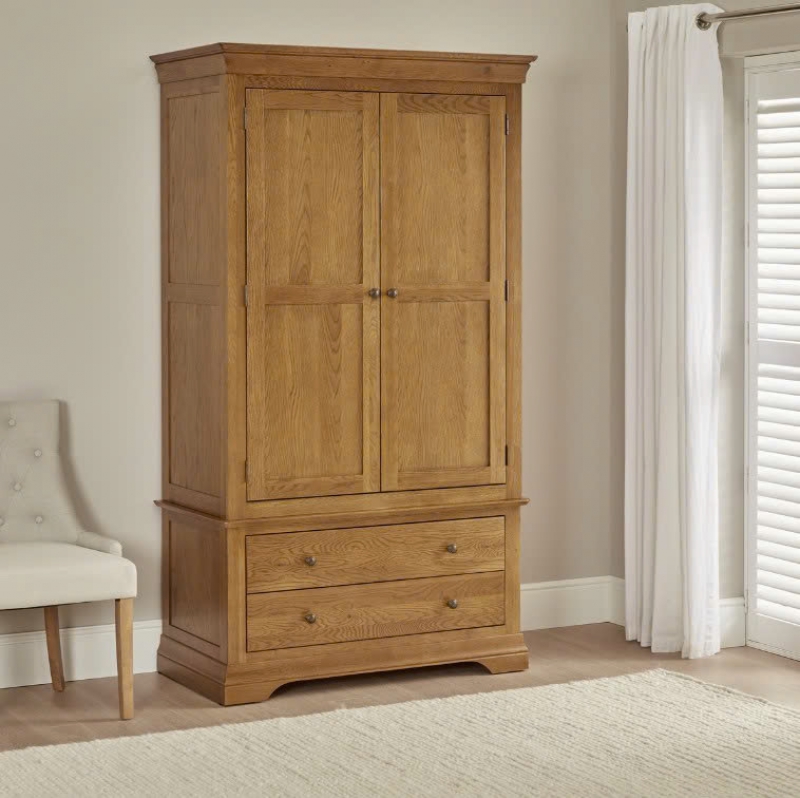 Tủ quần áo gỗ sồi Haru