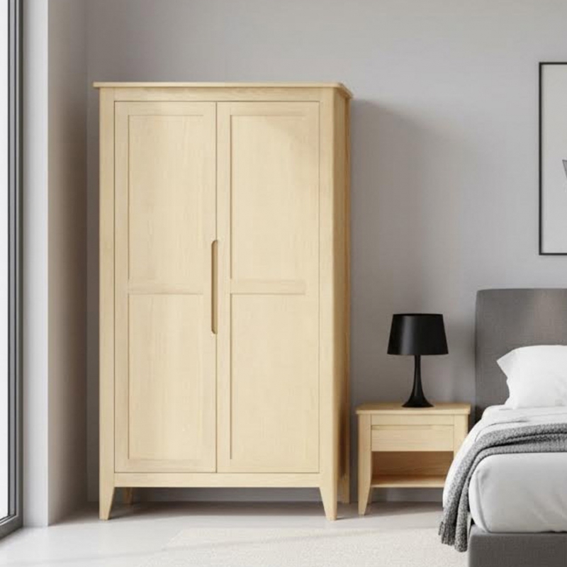 Tủ quần áo gỗ sồi Lita