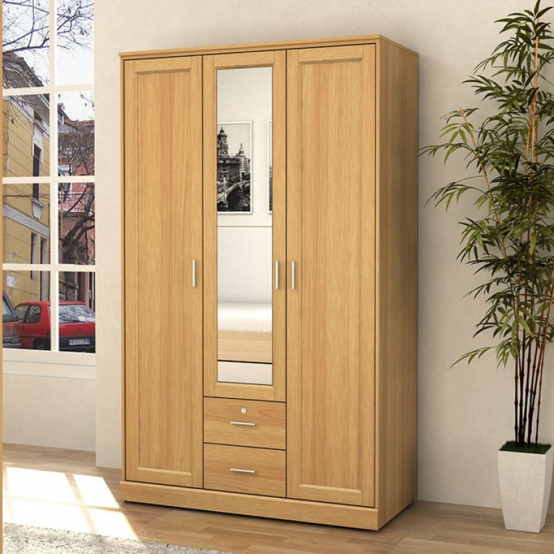 Tủ quần áo gỗ sồi Lisa