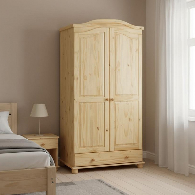 Tủ quần áo gỗ thông Moto