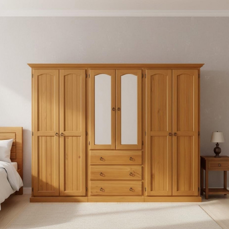 Tủ quần áo gỗ tràm Olive