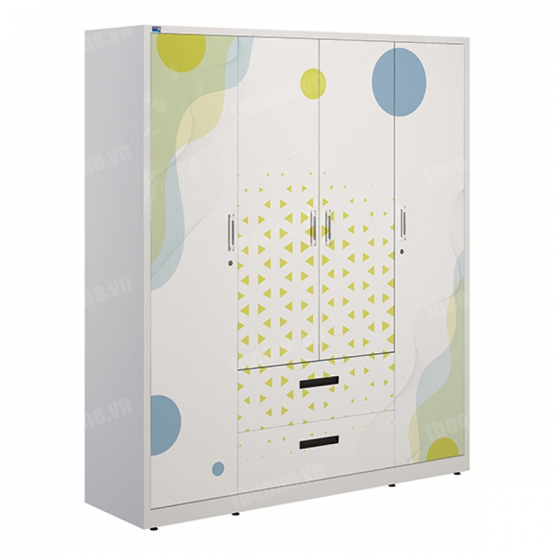 Tủ sắt đựng quần áo Token