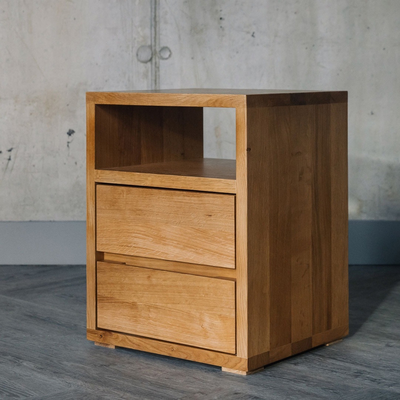 Tủ đầu giường gỗ sồi Orien