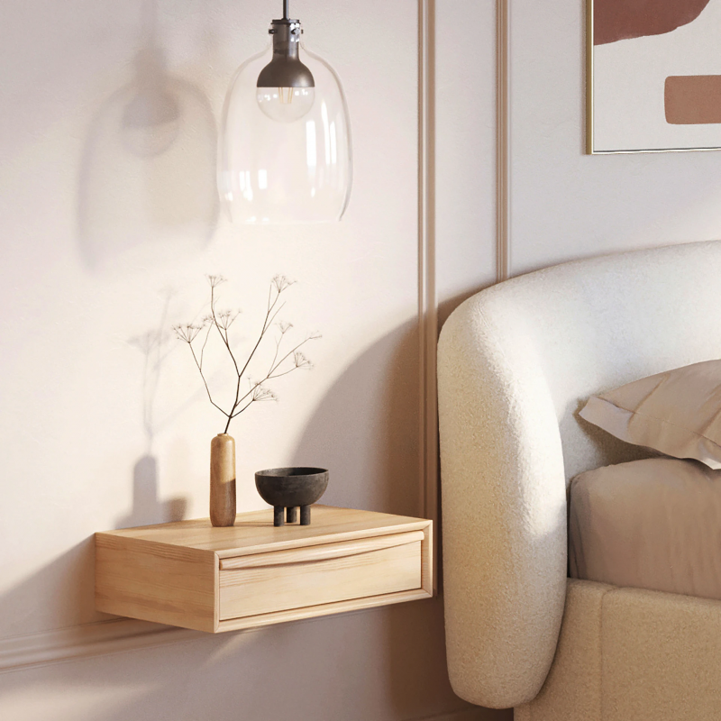 Tủ đầu giường gỗ sồi Jade