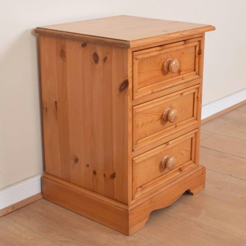 Tủ đầu giường gỗ thông Nofin