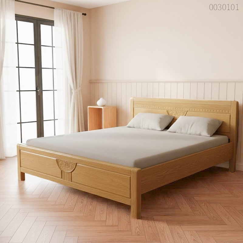 Giường ngủ gỗ sồi Sabo