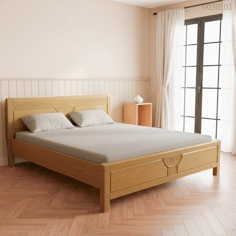 Giường ngủ gỗ sồi Sabo