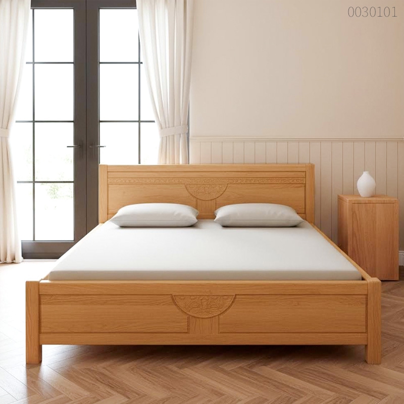 Giường ngủ gỗ sồi Sabo