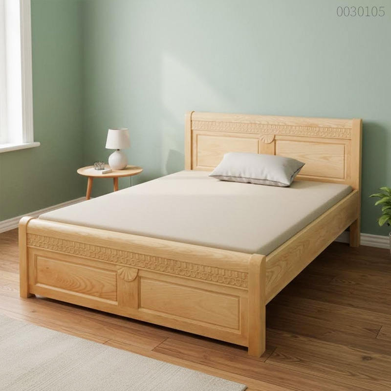 Giường ngủ gỗ sồi Linco