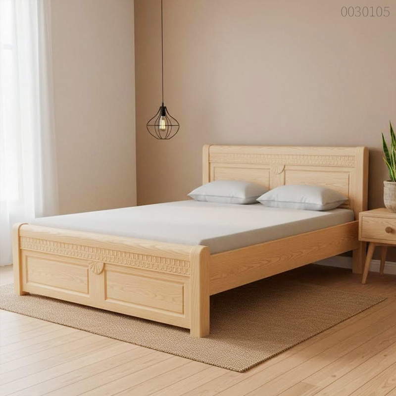 Giường ngủ gỗ sồi Linco