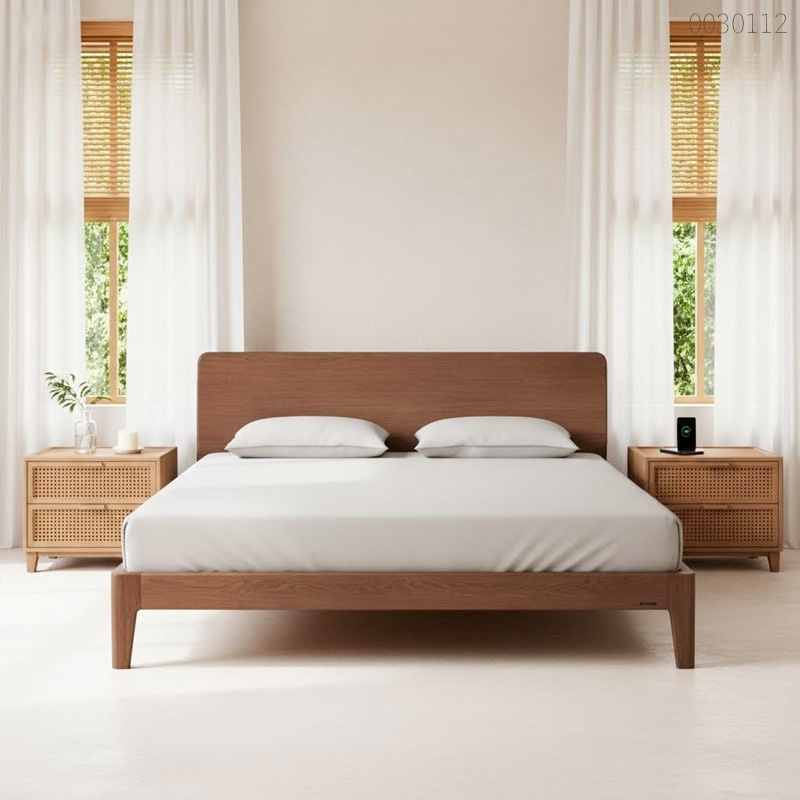 Giường ngủ gỗ sồi Maxwell