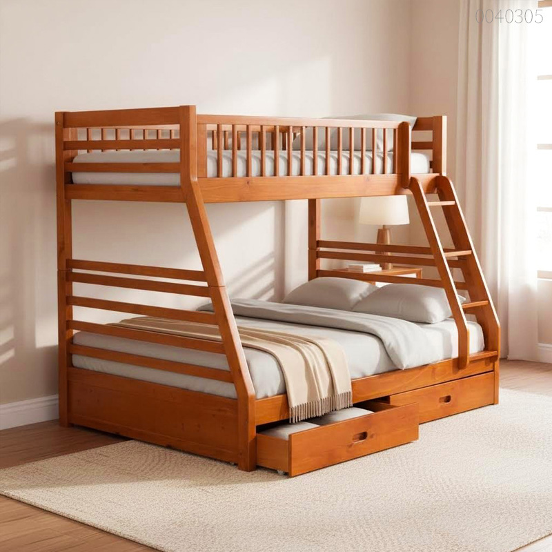 Giường tầng gỗ tràm Sapo