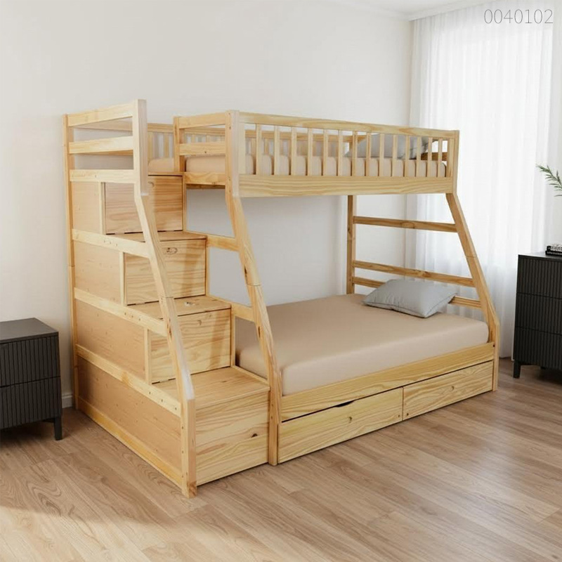 Giường tầng gỗ thông Fina