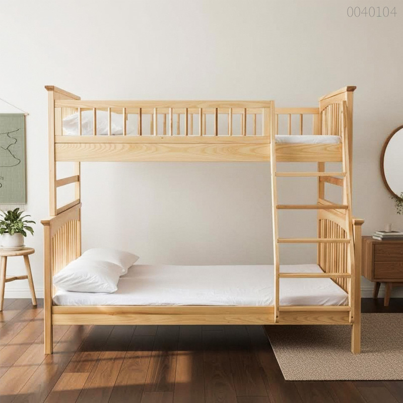 Giường tầng gỗ thông Leo