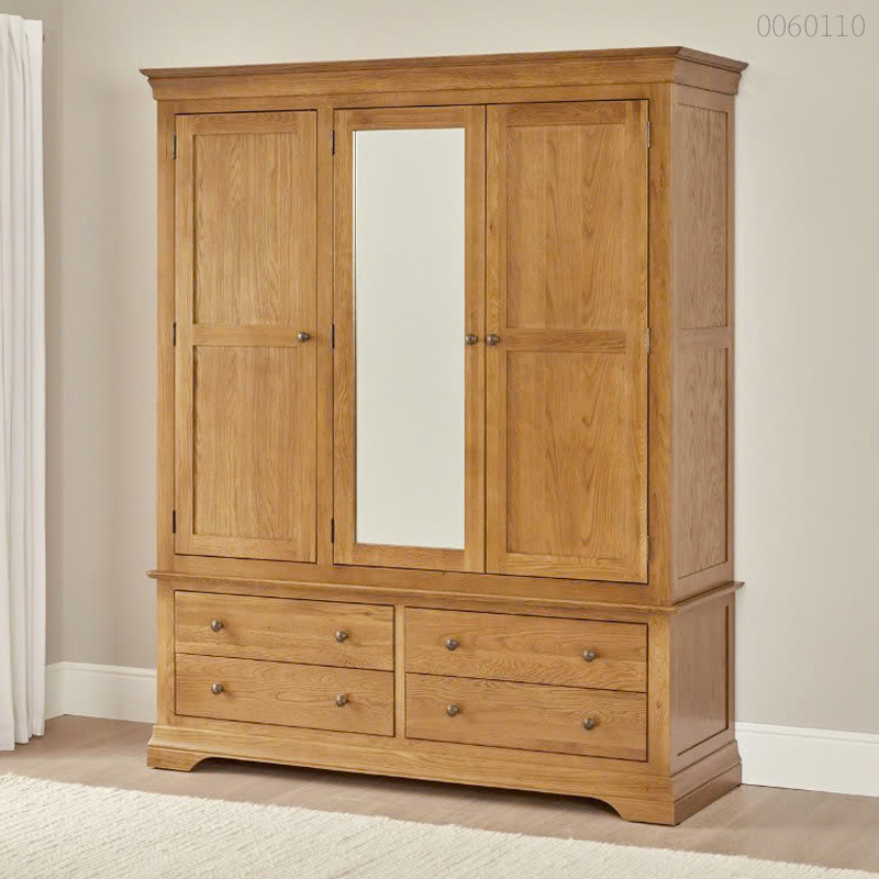 Tủ quần áo gỗ sồi Loza