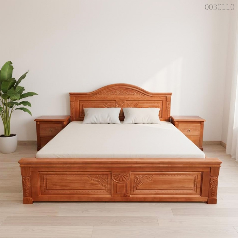 Giường ngủ gỗ sồi Koler