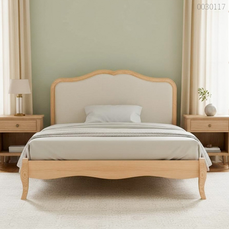 Giường ngủ gỗ sồi Auru