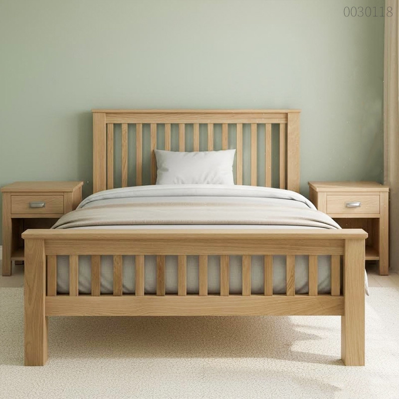 Giường ngủ gỗ sồi Sala