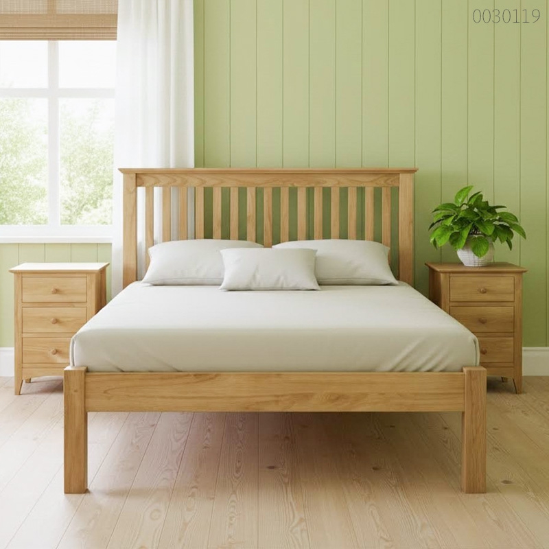 Giường ngủ gỗ sồi Flex